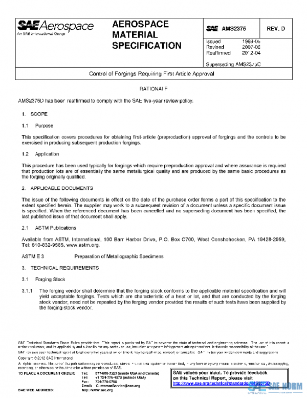 SAE AMS2375D PDF