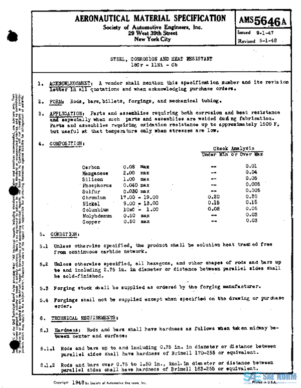 SAE AMS5646A PDF