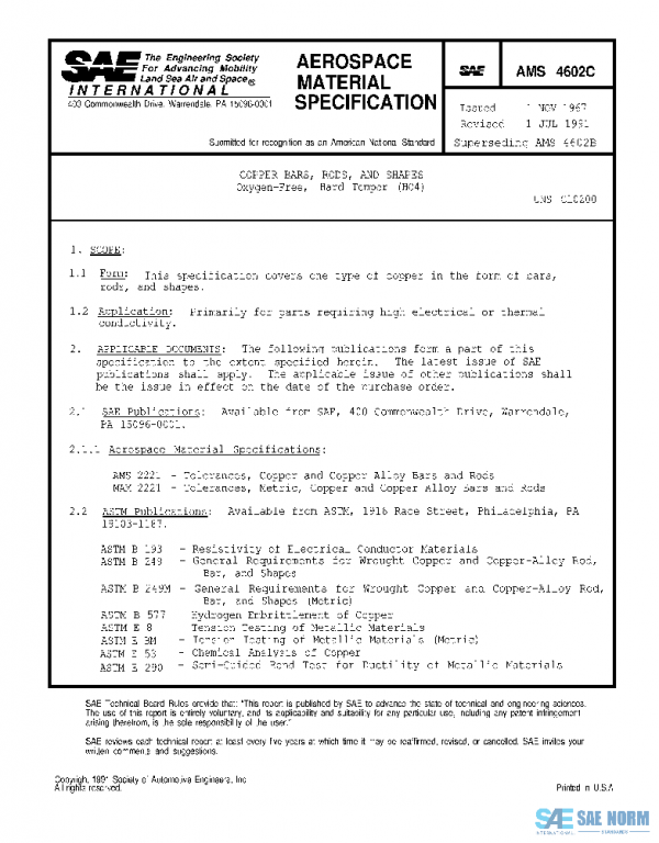 SAE AMS4602C PDF