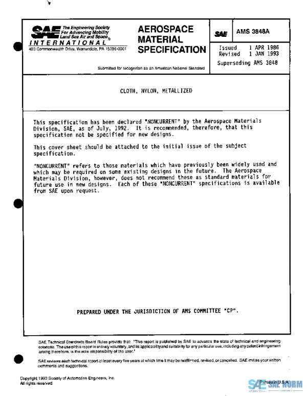 SAE AMS3848A PDF