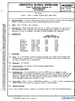 SAE AMS6320C PDF SAE AMS6320C PDF