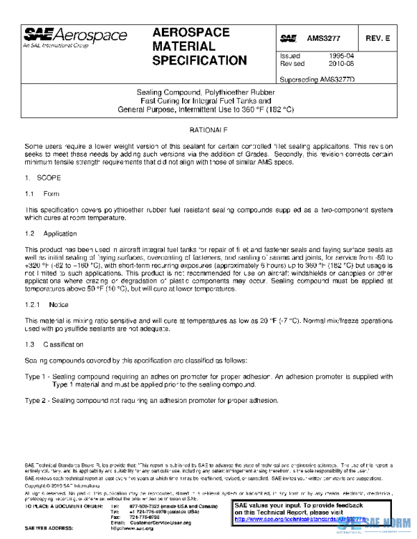 SAE AMS3277E PDF