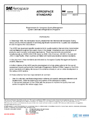 SAE AS9104 PDF