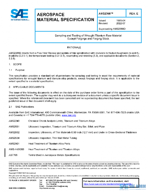 SAE AMS2368E PDF