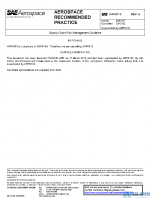 SAE ARP9113A PDF