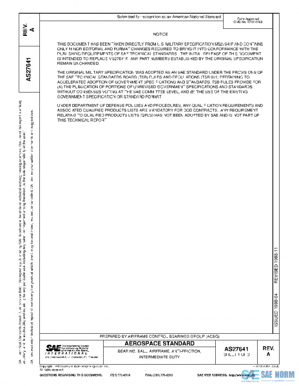 SAE AS27641A PDF SAE AS27641A PDF