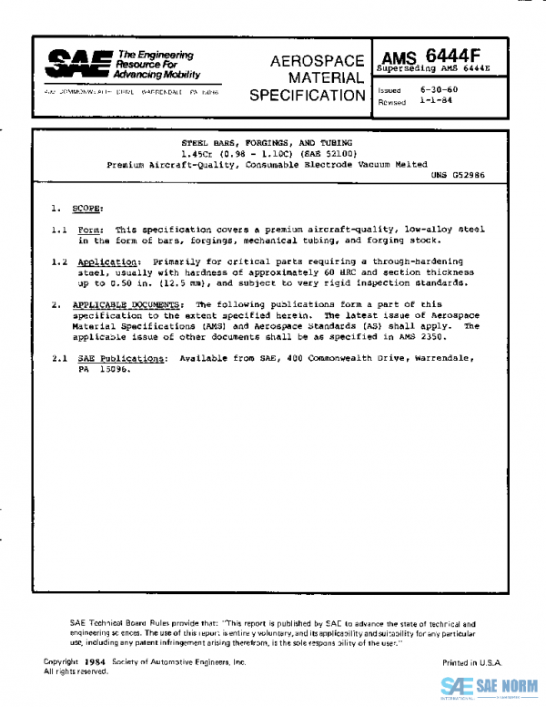 SAE AMS6444F PDF