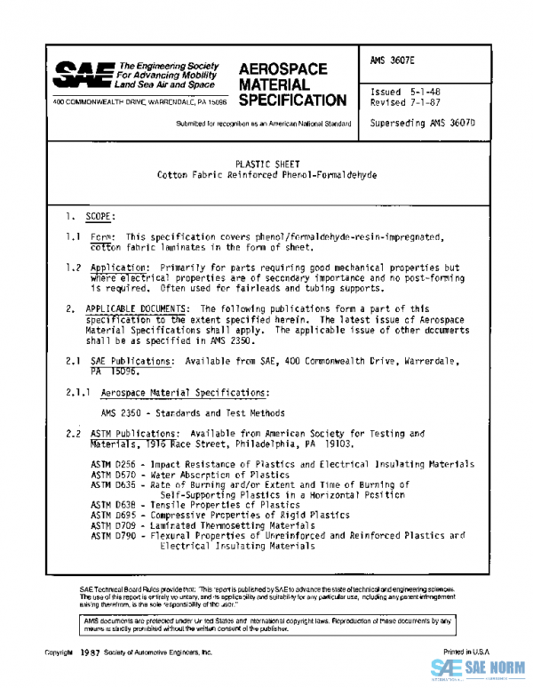 SAE AMS3607E PDF