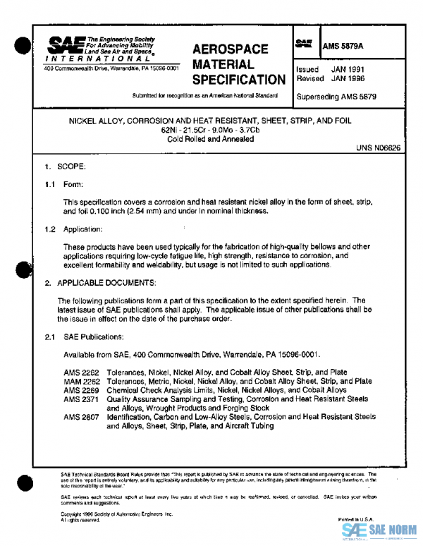 SAE AMS5879A PDF