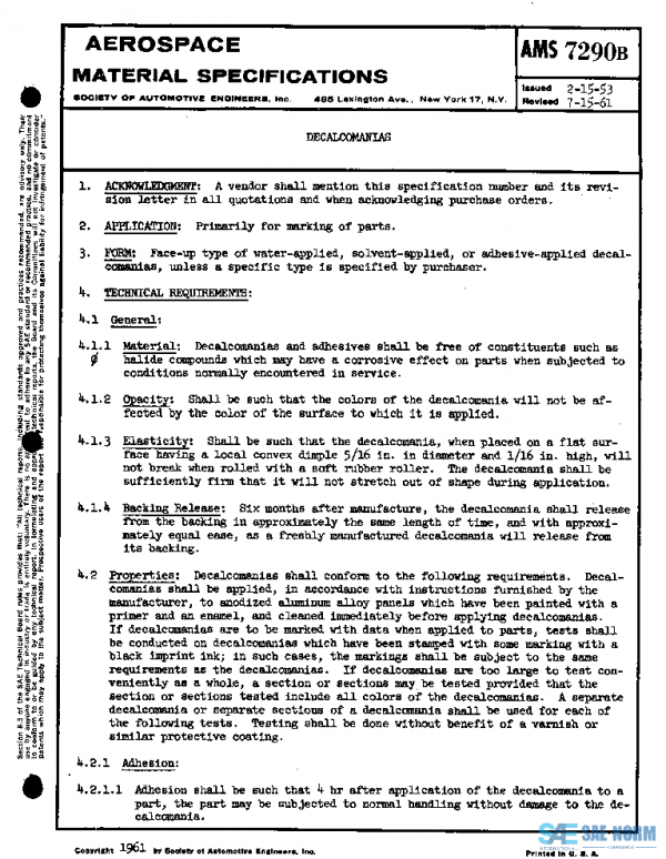 SAE AMS7290B PDF SAE AMS7290B PDF