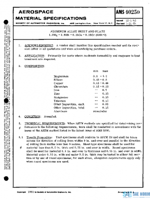 SAE AMS4025D PDF