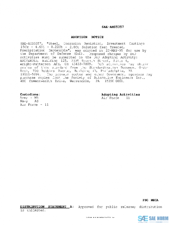 SAE AMS5357A PDF