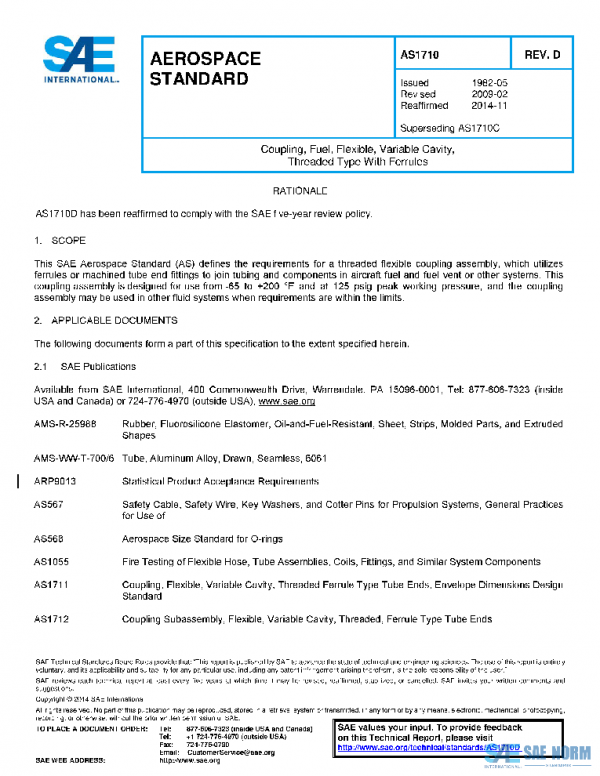 SAE AS1710D PDF