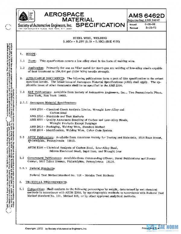 SAE AMS6462D PDF SAE AMS6462D PDF