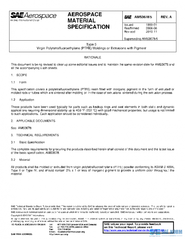 SAE AMS3678/5A PDF SAE AMS3678/5A PDF