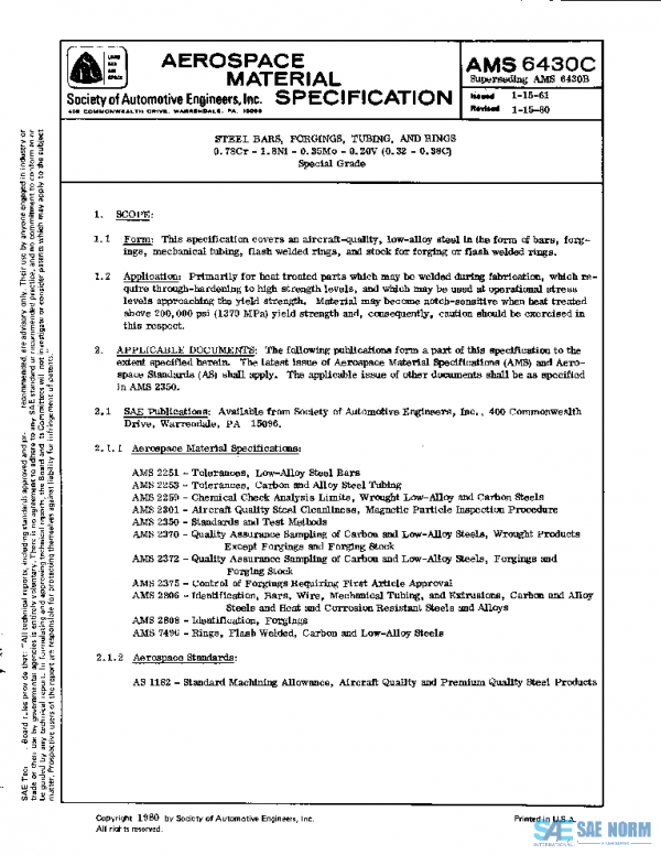 SAE AMS6430C PDF