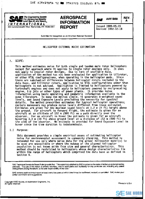 SAE AIR1989A PDF