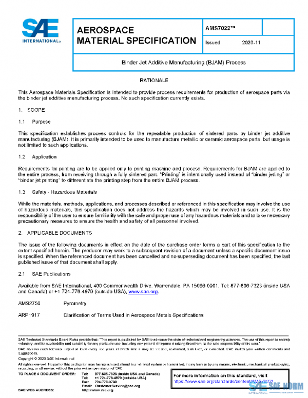 SAE AMS7022 PDF SAE AMS7022 PDF