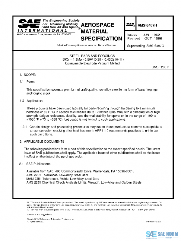 SAE AMS6487H PDF