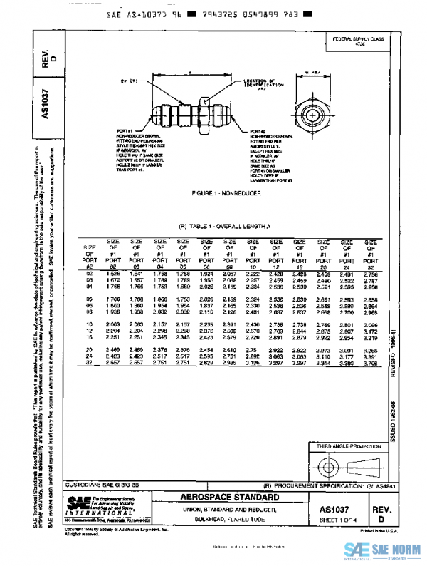 SAE AS1037D PDF SAE AS1037D PDF