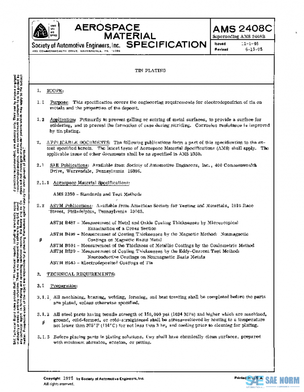 SAE AMS2408C PDF SAE AMS2408C PDF