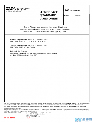 SAE AS23190/3_A1 PDF