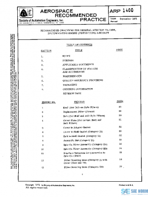 SAE ARP1400 PDF