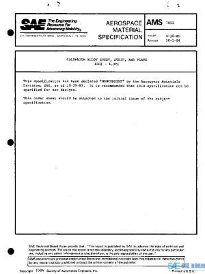SAE AMS7852 PDF