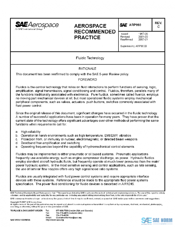 SAE ARP993C PDF