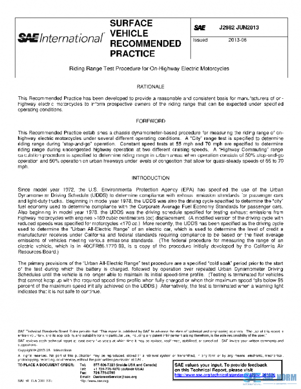 SAE J2982_201306 PDF