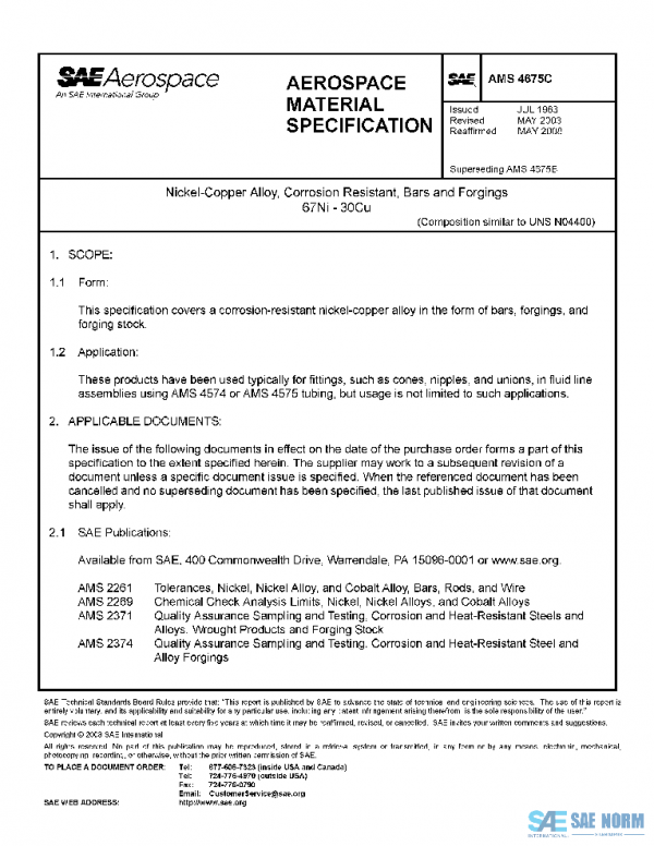 SAE AMS4675C PDF