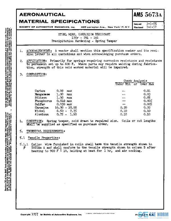 SAE AMS5673A PDF SAE AMS5673A PDF