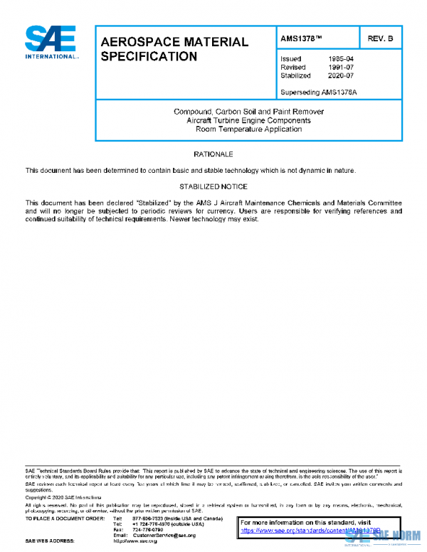 SAE AMS1378B PDF