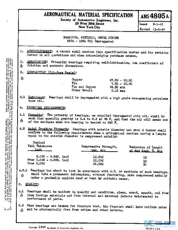 SAE AMS4805A PDF SAE AMS4805A PDF
