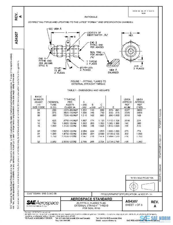 SAE AS4307A PDF SAE AS4307A PDF
