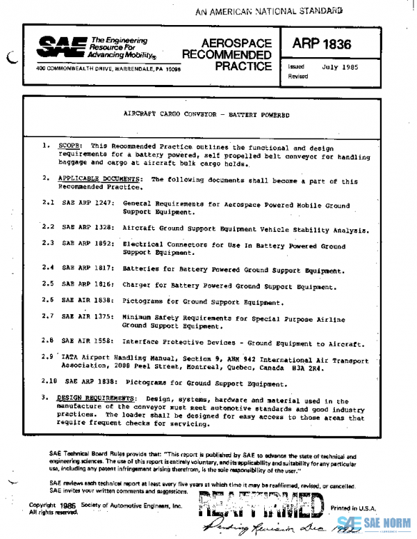 SAE ARP1836 PDF