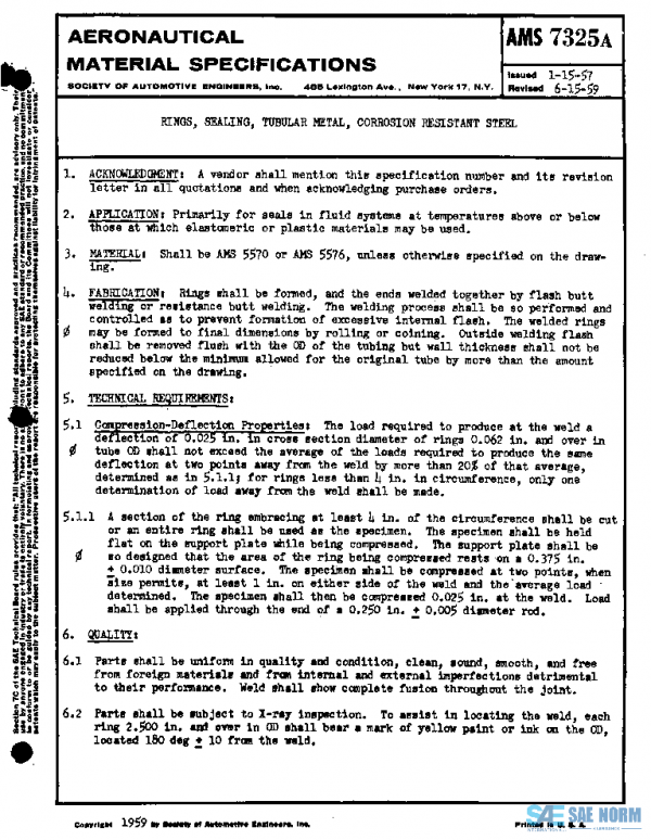 SAE AMS7325A PDF SAE AMS7325A PDF