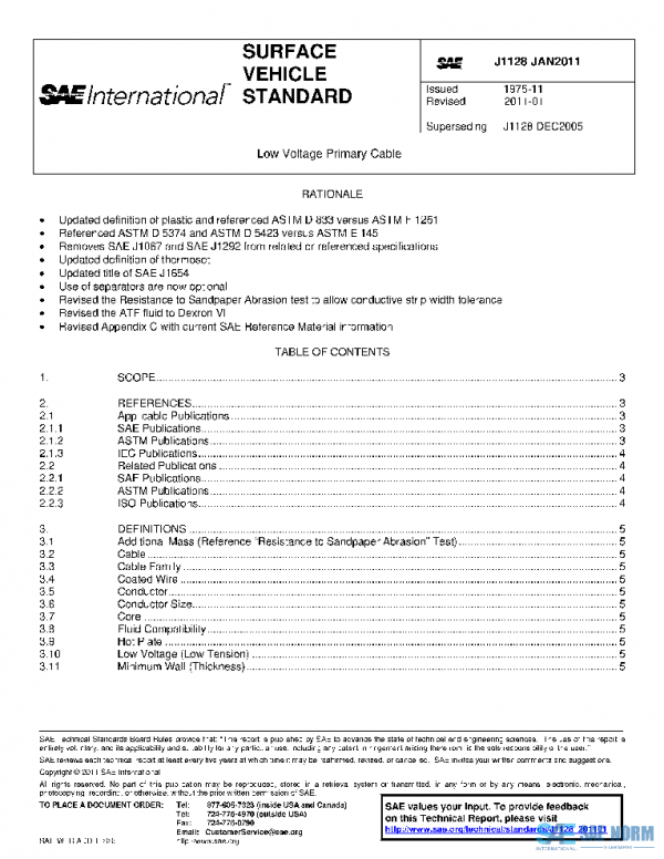 SAE J1128_201101 PDF SAE J1128_201101 PDF