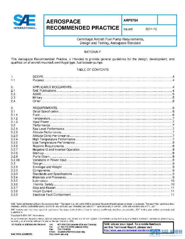 SAE ARP5794 PDF