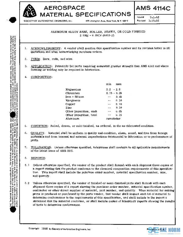SAE AMS4114C PDF SAE AMS4114C PDF