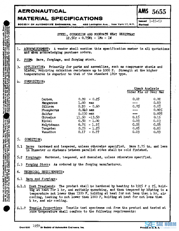 SAE AMS5655 PDF