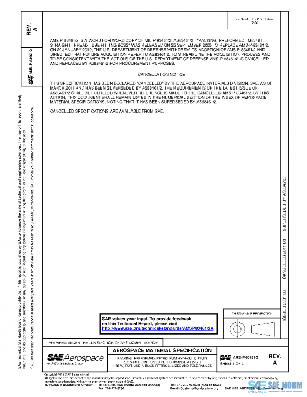 SAE AMSP83461/2A PDF SAE AMSP83461/2A PDF