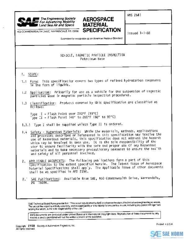 SAE AMS2641 PDF