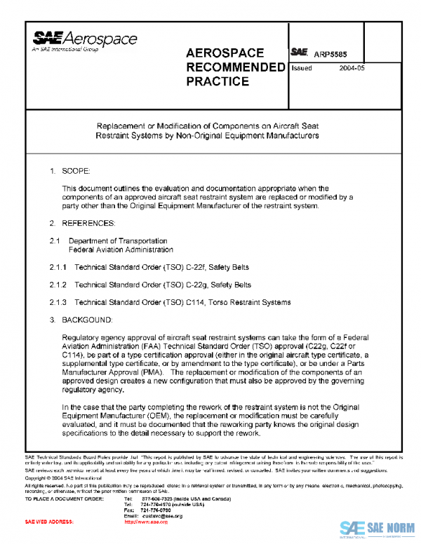 SAE ARP5585 PDF