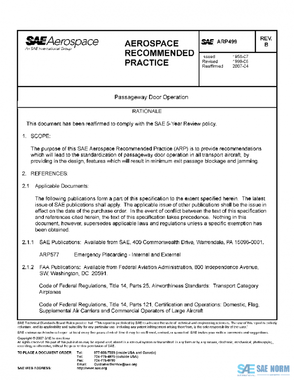 SAE ARP499B PDF
