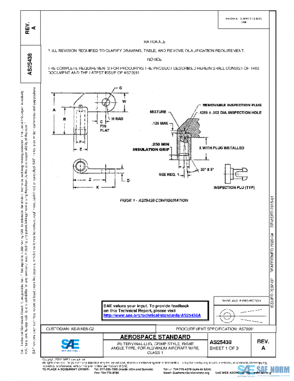SAE AS25438A PDF SAE AS25438A PDF