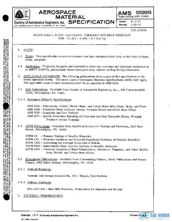 SAE AMS5599B PDF