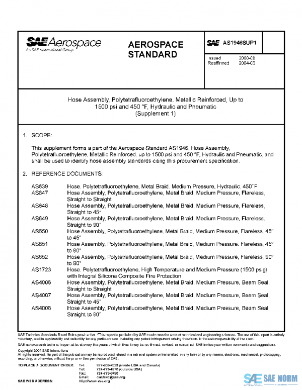 SAE AS1946SUP1 PDF SAE AS1946SUP1 PDF