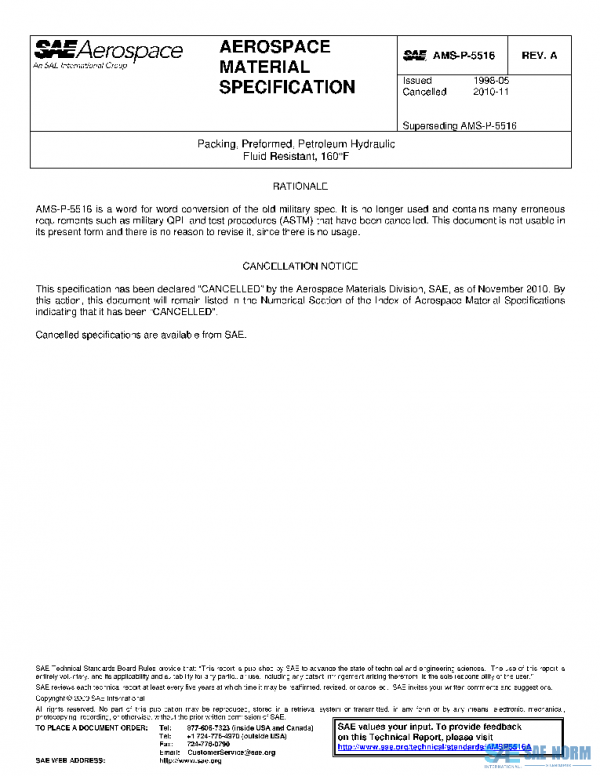 SAE AMSP5516A PDF