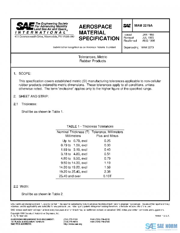 SAE MAM2279A PDF